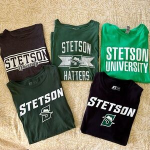 Lot Of Five Stetson University Tees 2XL